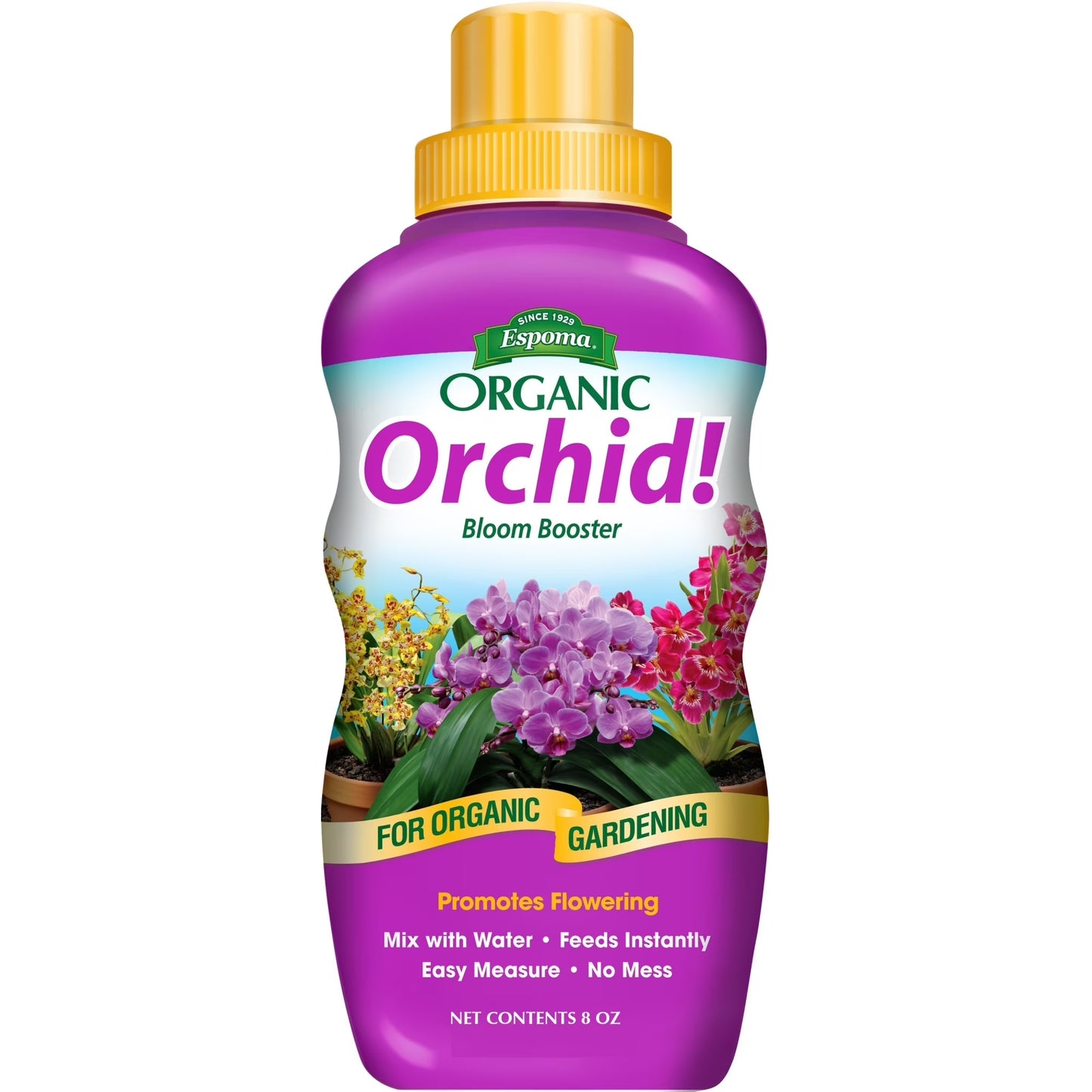 Organic Orchid Bloom Booster Plant Food, 1-3-1 Fertilizer, 8 Oz.