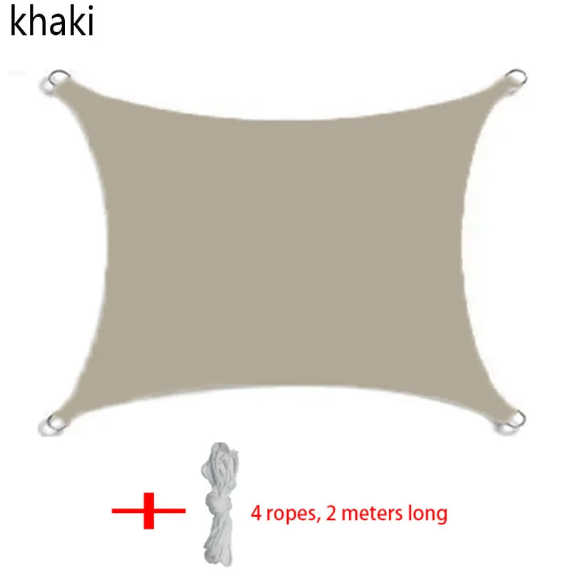Outdoor Waterproof Sunshade Sail Sunshade Canopy Used for Garden Balcony Canopy Sunshade