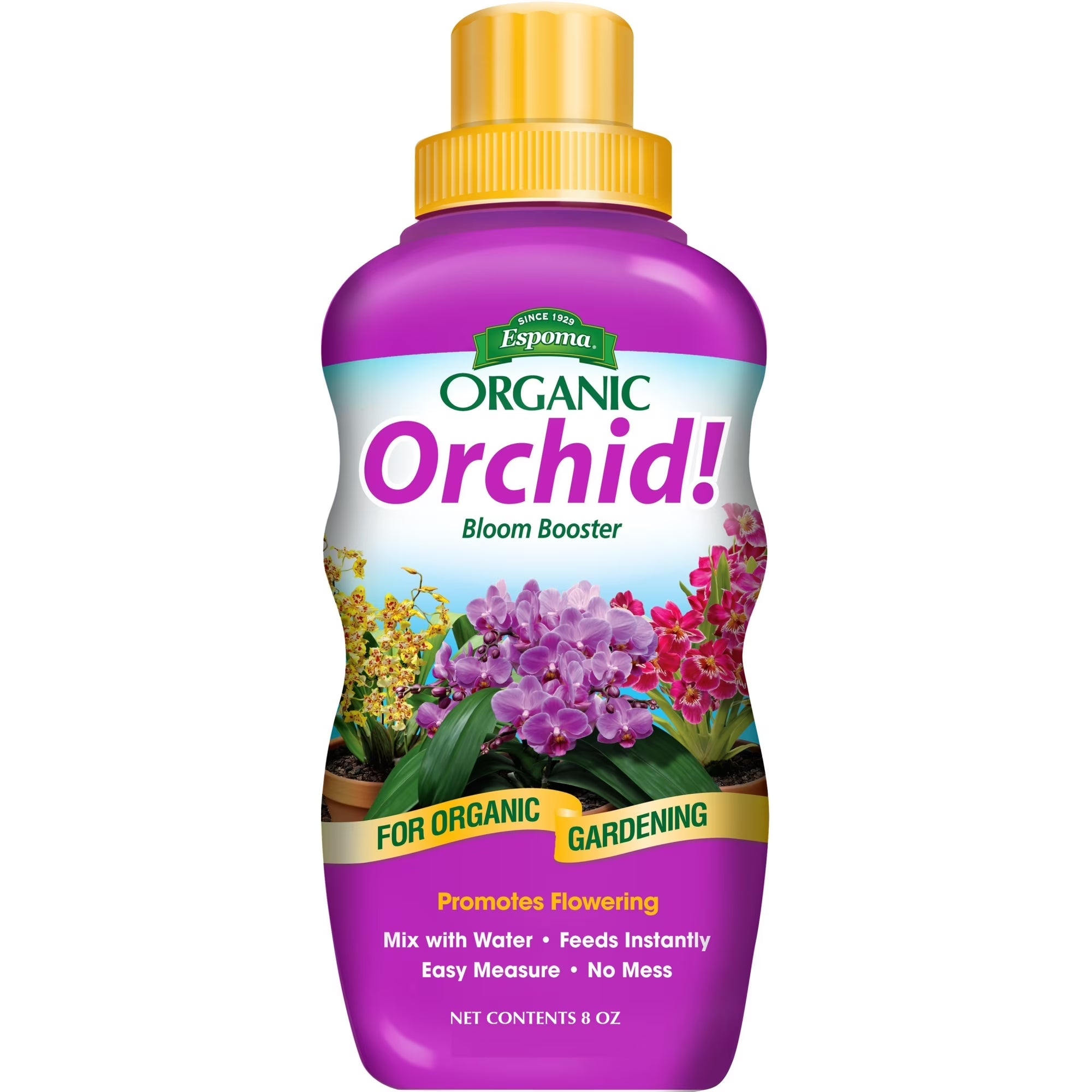 Organic Orchid Bloom Booster Plant Food, 1-3-1 Fertilizer, 8 Oz.