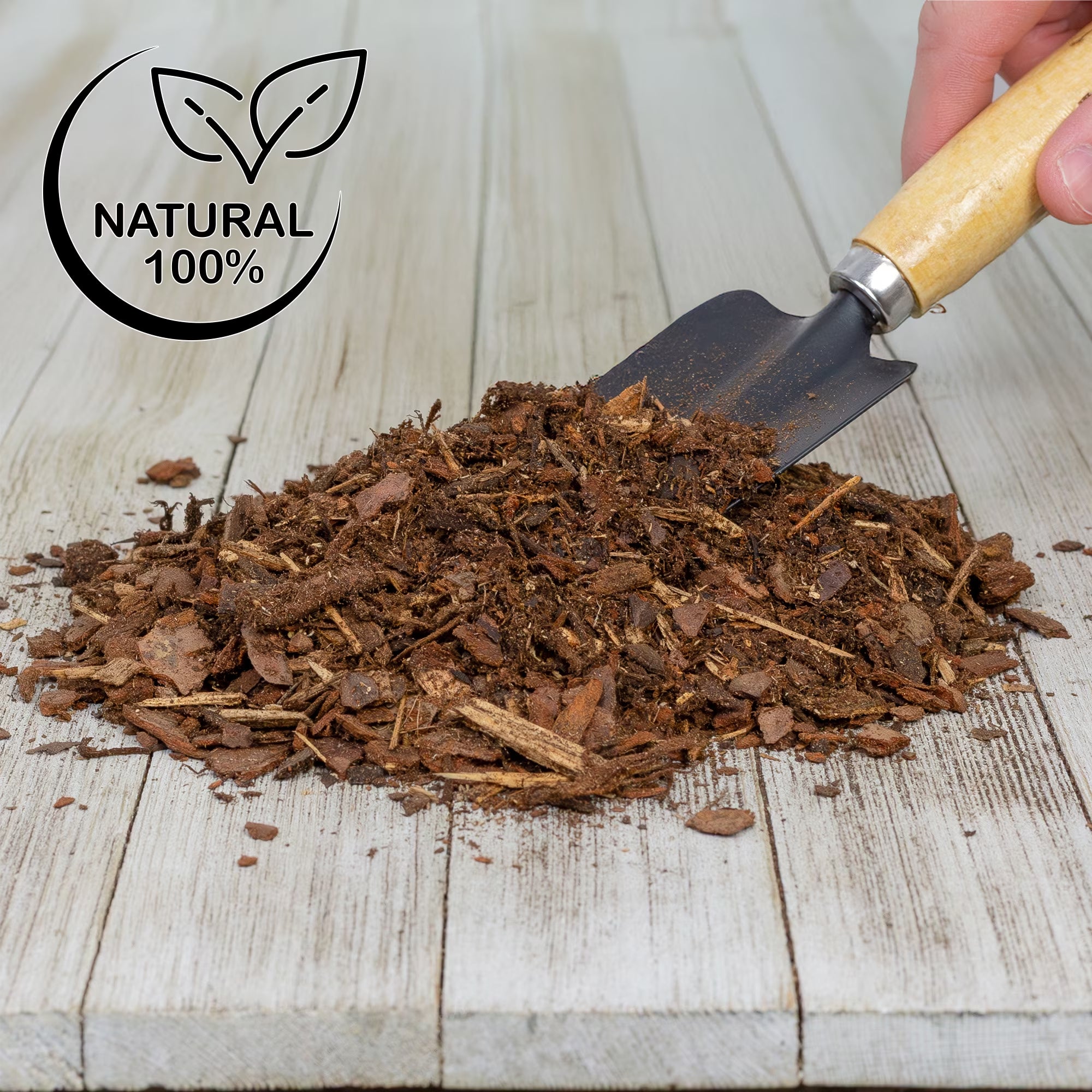 100% Organic Orchid Potting Bark (2 Quarts), All-Natural Usa-Sourced Pine Bark Orchid Mix Additive