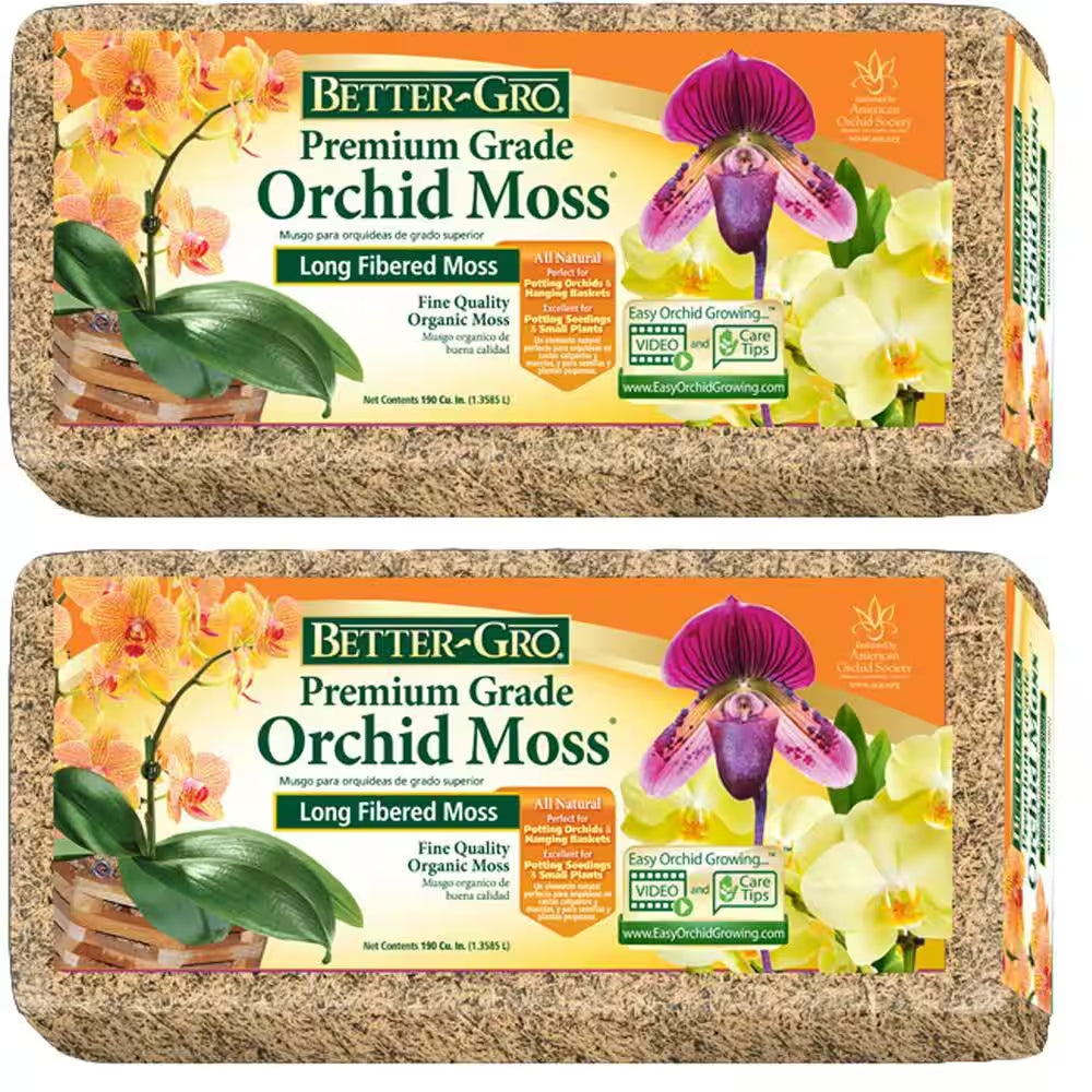 1/8 Cu. Ft. Premium Grade Orchid Moss (2-Pack)
