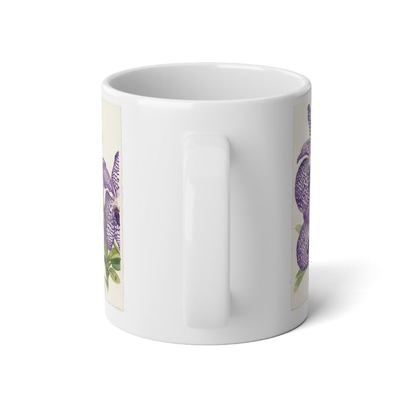 Vanda coerulea Purple Vanda Orchid Illustration Mug | 20oz Jumbo Ceramic Mug