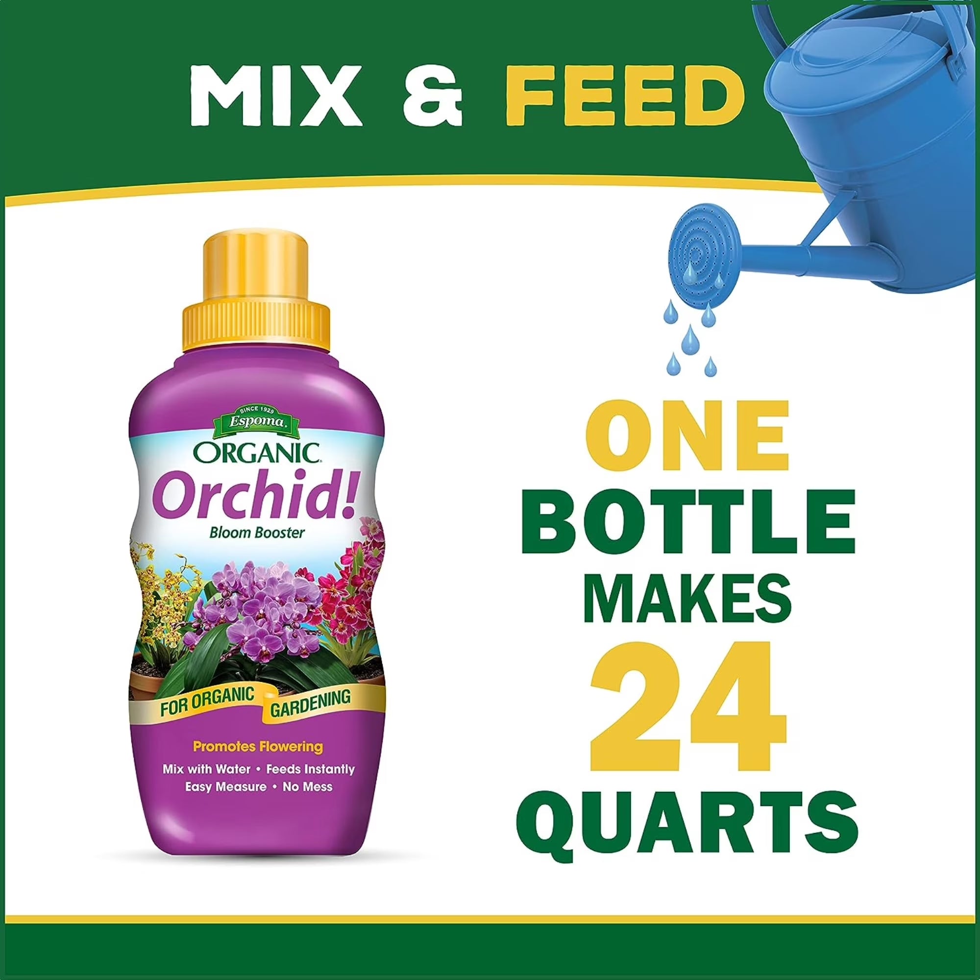 Organic Orchid Bloom Booster Plant Food, 1-3-1 Fertilizer, 8 Oz.