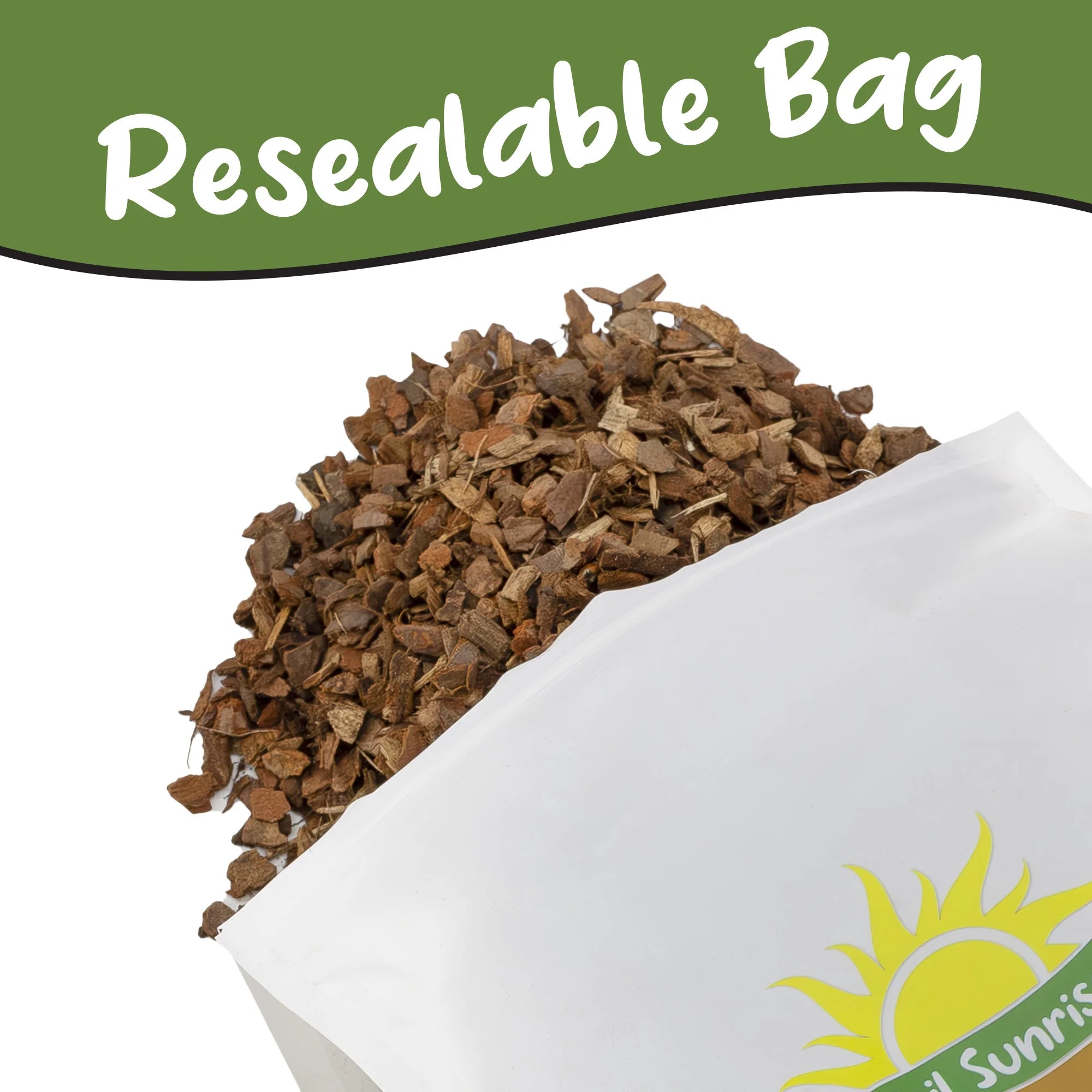 100% Organic Orchid Potting Bark (2 Quarts), All-Natural Usa-Sourced Pine Bark Orchid Mix Additive