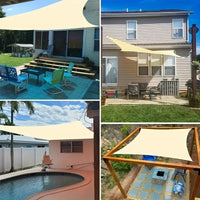 Outdoor Waterproof Sunshade Sail Sunshade Canopy Used for Garden Balcony Canopy Sunshade