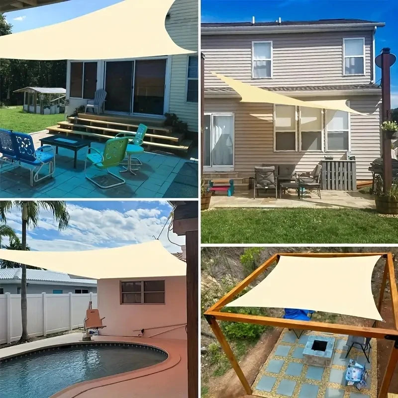Outdoor Waterproof Sunshade Sail Sunshade Canopy Used for Garden Balcony Canopy Sunshade