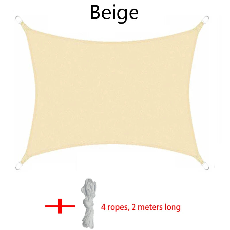 Outdoor Waterproof Sunshade Sail Sunshade Canopy Used for Garden Balcony Canopy Sunshade